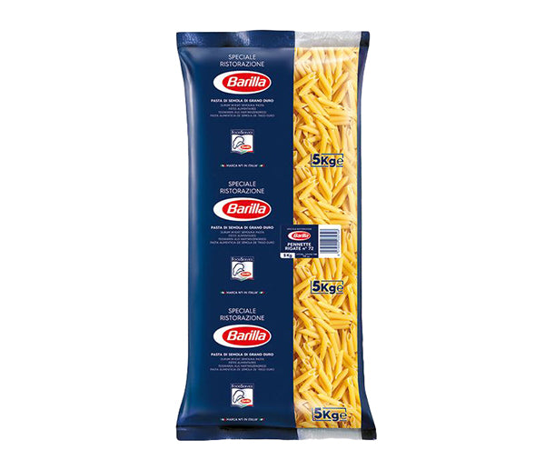 Pasta Barilla omaggio pennette rigate kg. 5 n. 72