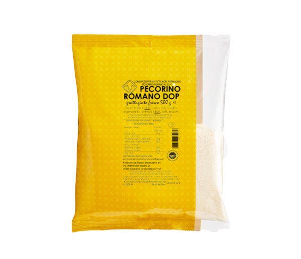 Pecorino romano dop grattugiato 500gr