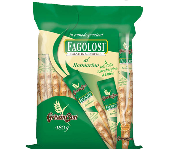 Grissini monoporzione fagoloso rosmarino 480gr