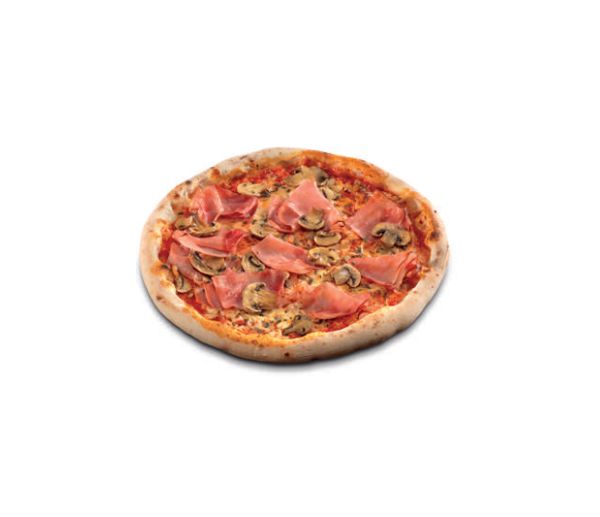 Pizza prosciutto e funghi 30cm 400g 2pz surgelato