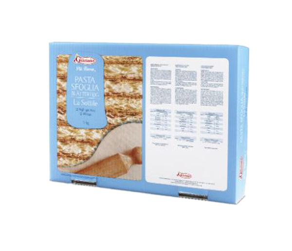 Pasta sfoglia stesa + burro graziadei 5kg surgelato