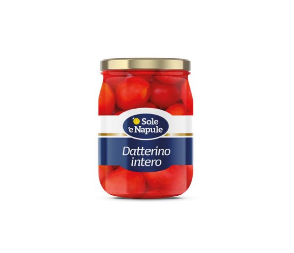 Pomodorini datterini rossi interi 560gr. sg 300gr