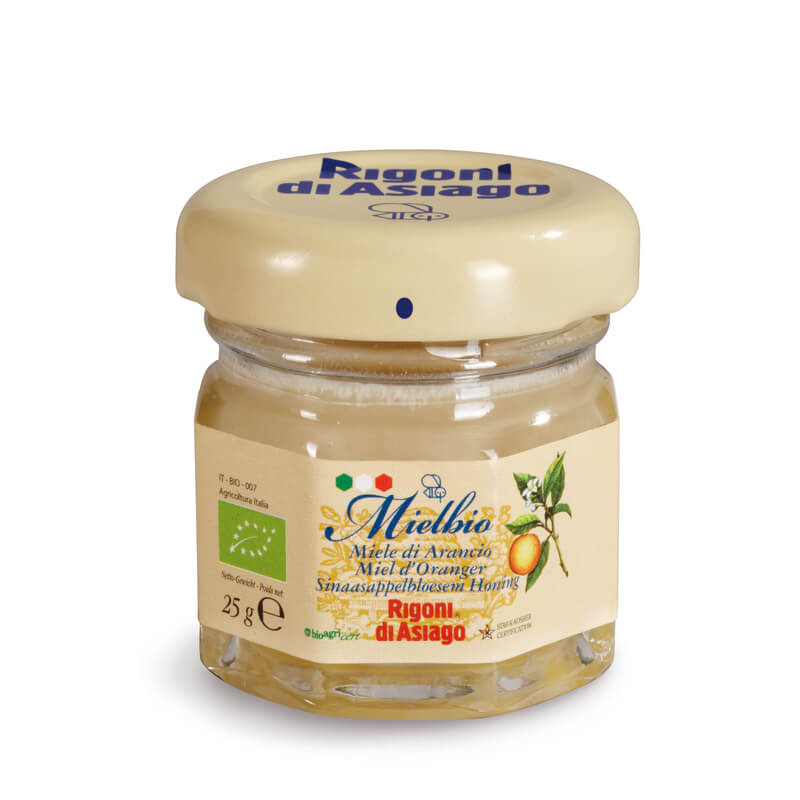 Miele rigoni porz. vetro arancio bio gr. 25x24pz (p)