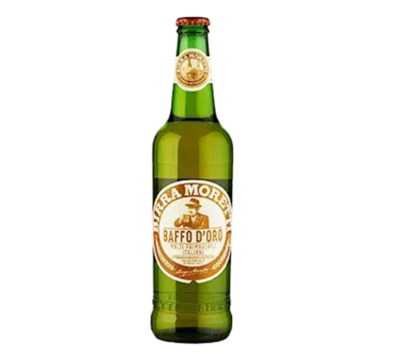 Birra bott moretti baffo d'oro 24x33cl.