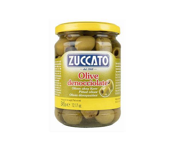 Olive verdi snocciola gr. 345 zuccato vetro