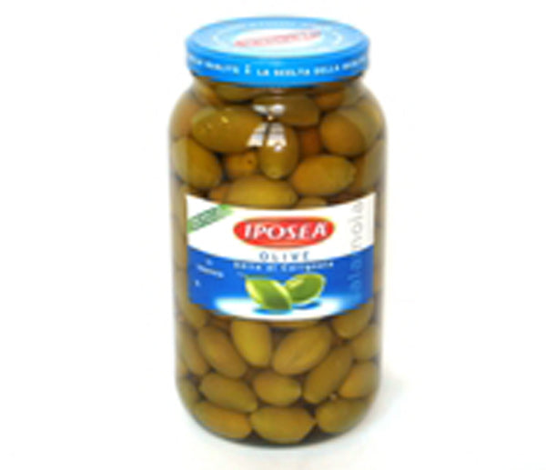 Olive bella cerignola kg. 2,9 iposea vetro (sg. 1,8)