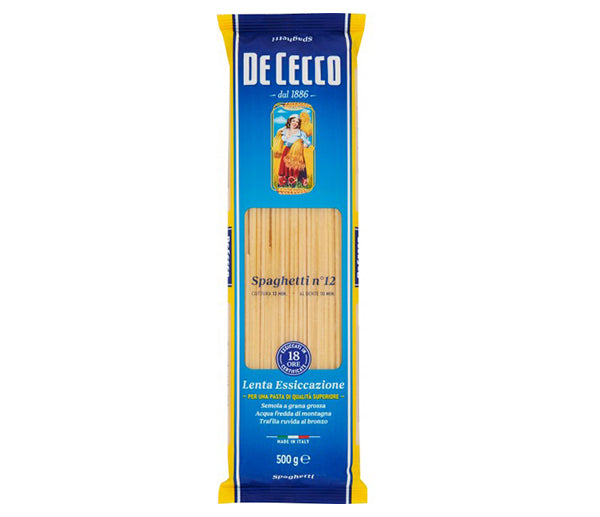 Pasta De Cecco spaghetti 500g n. 12