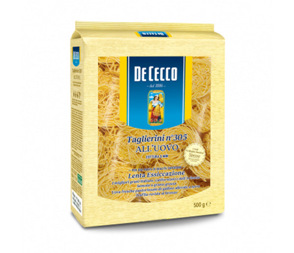 Pasta De Cecco all'uovo taglierini 500g n. 305