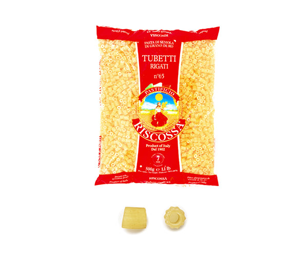 Riscossa tubetti rigati 3kg n. 65