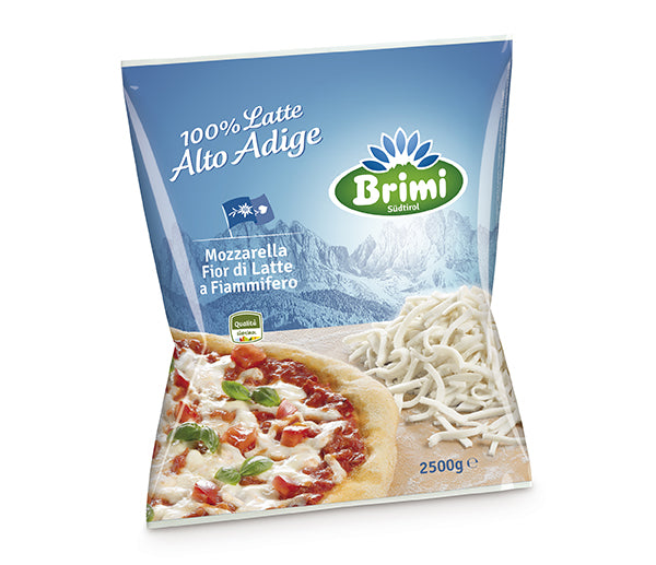 Mozzarella julienne fior di latte 2,5kg brimi