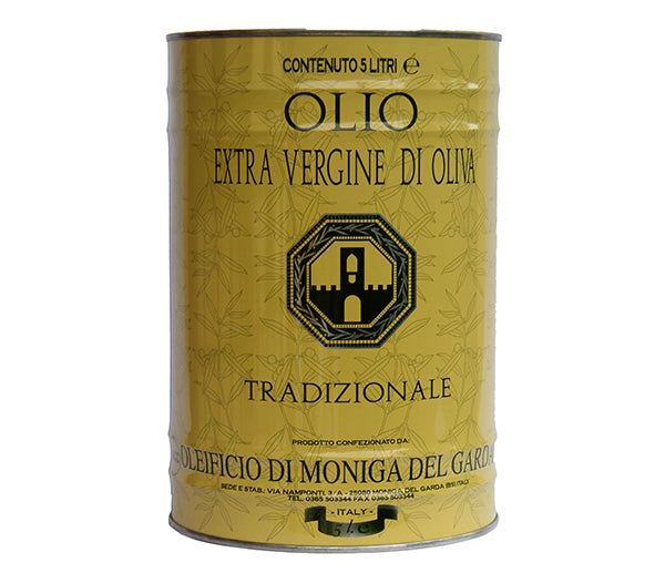 Olio evo latta 5l tradizionale ole. moniga