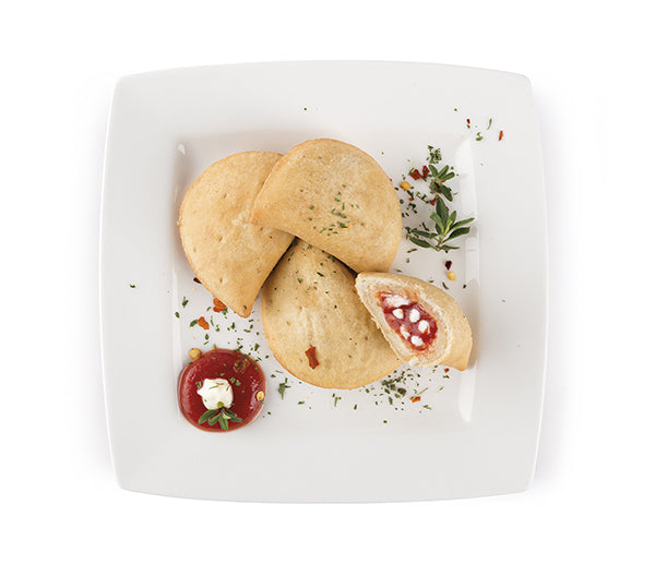 Mini panzerotti pane pomodoro e formaggio 25g congelato