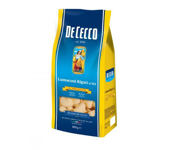 Pasta De Cecco spec. lumaconi rigati 500g n. 123