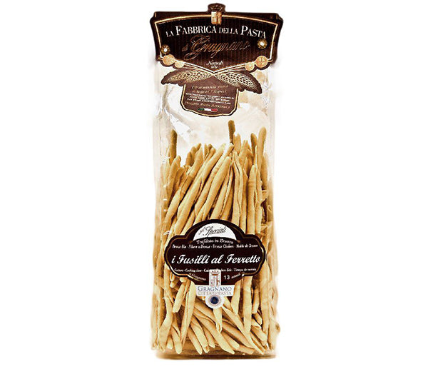 Pasta Gragnano fusilli lavorati a mano 500g n. 79 igp