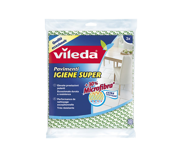 Vileda pavimenti panno verde pz. 3