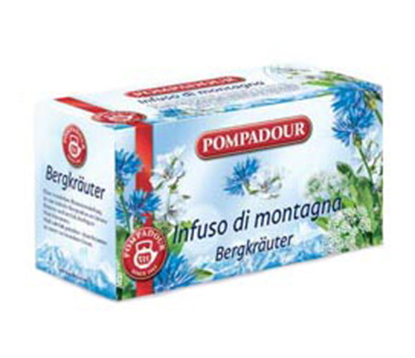 Infuso pompadour erbe montagna bio 20 f. premium