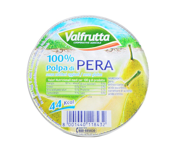 Polpa di pera gr. 100 pz. 60 valfrutta