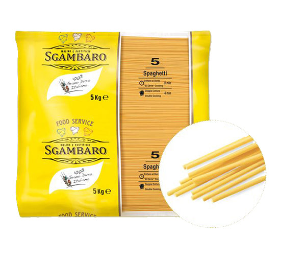 Sgambaro bio spaghetti 5kg n. 5