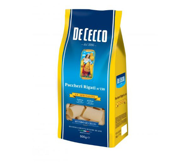 Pasta De Cecco spec. paccheri rigati 500g n. 130