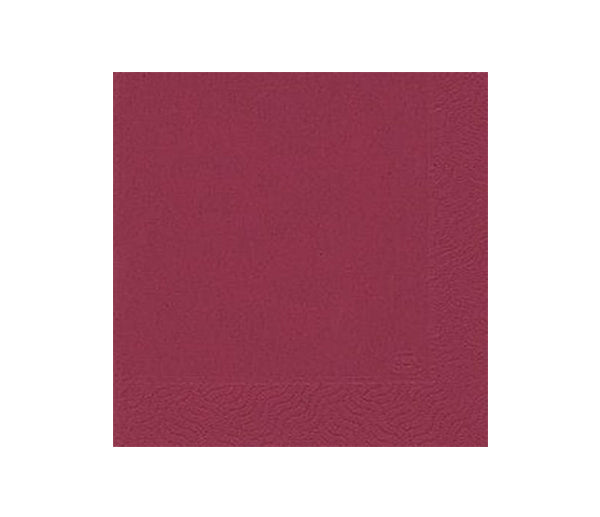 Tovaglioli 24x24 bordeaux 2v pz. 300x8 duni