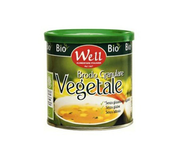 Brodo well vegetale bio n. 19 kg. 1 gran. s/glutam.