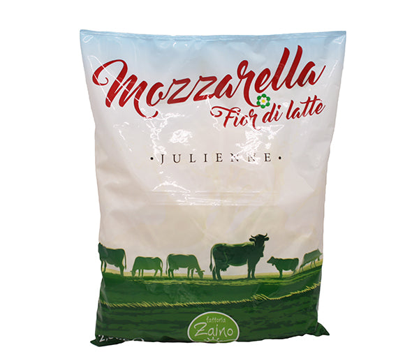 Mozzarella julienne fior di latte 2,5kg zaino