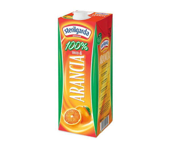 Succo di arancia 100% 1l tappo a vite sterilgarda