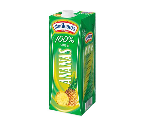 Succo di ananas 100% 1l tappo a vite sterilgarda