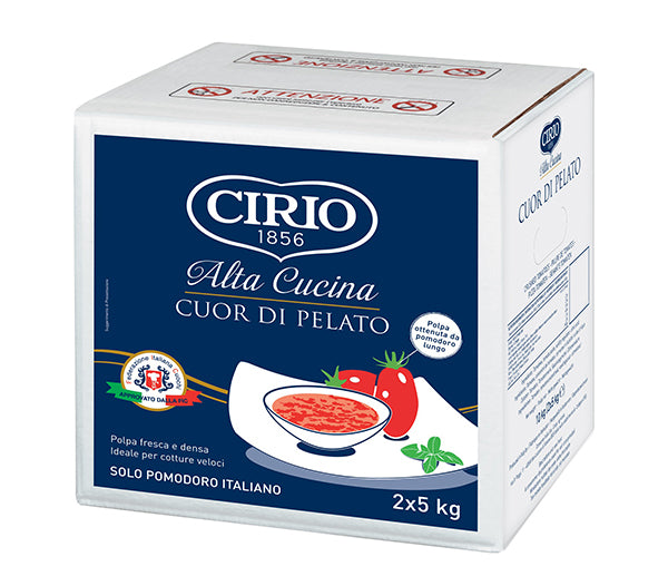 Polpa cuor di pelato alta cucina 5kg b/box cirio