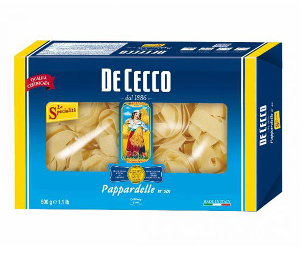 Pasta De Cecco pappardelle nidi 500g n. 201