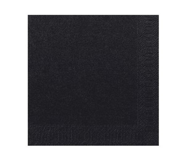 Tovaglioli 24x24 nero 2v pz. 300x8 duni