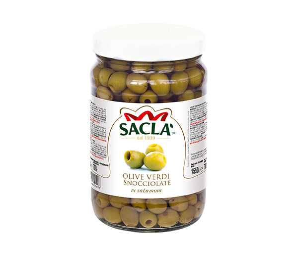 Olive verdi snocciola kg. 1,7 sacla'