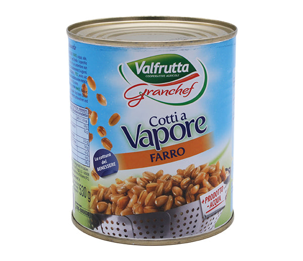 Farro cotto al vapore 610g valfrutta