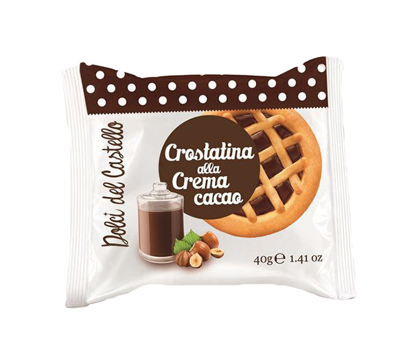 Crostatina al cacao 40g 42pz valdenza