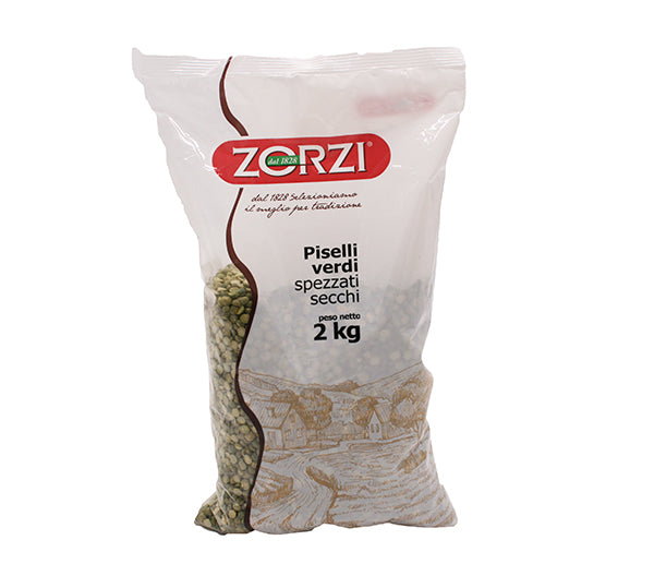 Piselli secchi verdi spezzati 2kg