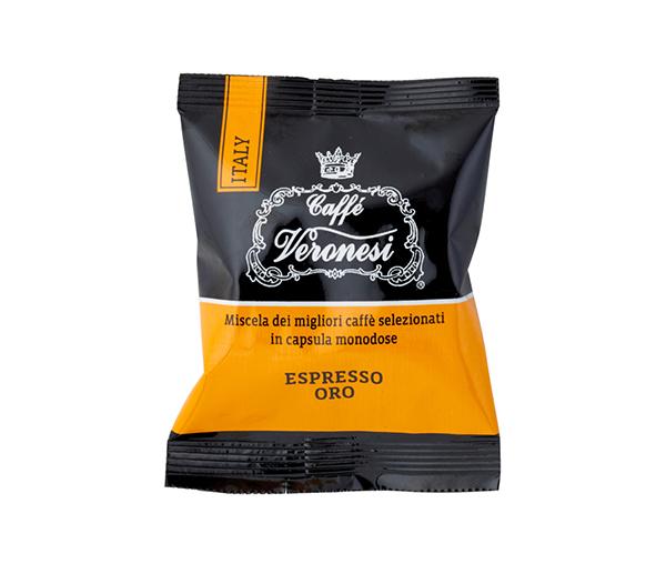 Caffe' compatibile nespresso capsule oro 50pz