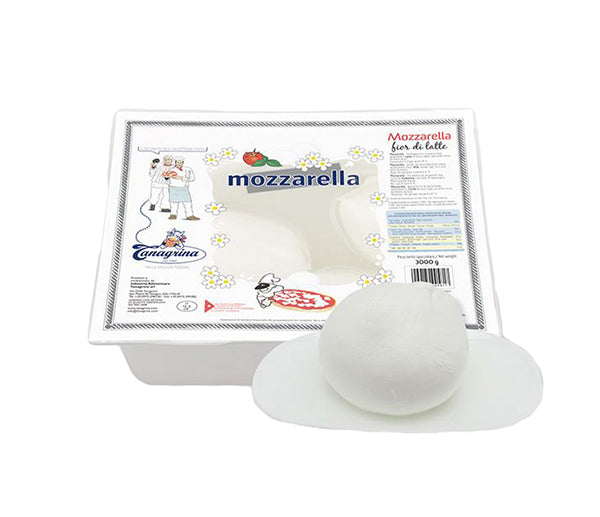 Mozzarella fior di latte boccia 500g 6pz tanagrina