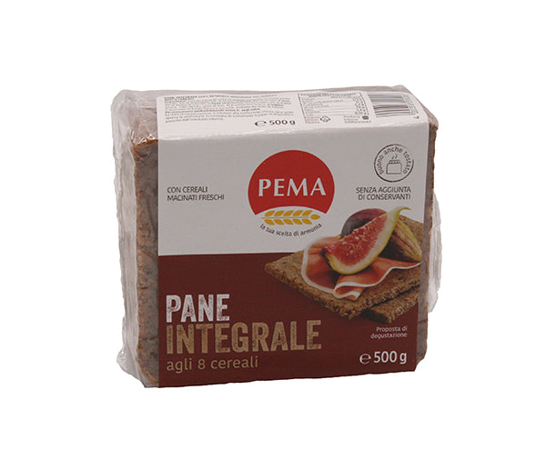 Pane nero di segale integrale 500g pema