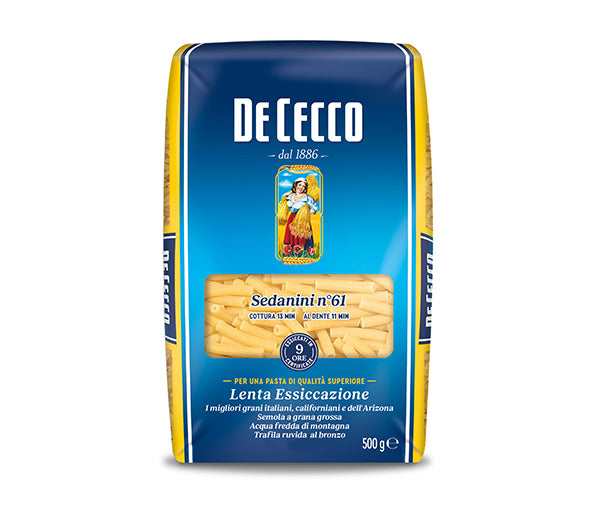 Pasta De Cecco sedanini 3kg n. 61