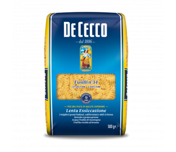 Pasta De Cecco fusilli 1kg n. 34