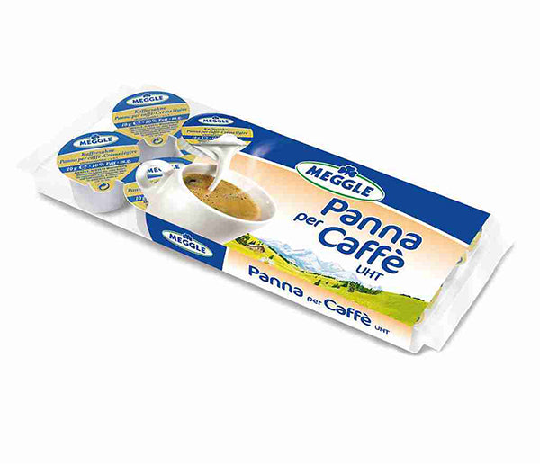 Panna per caffe' monoporzione 10g 10pz meggle