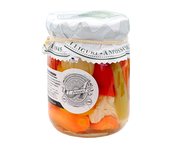 Giardiniera intera anfosso kg. 1 vetro (sg. 600)