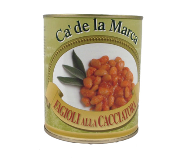 Fagioli alla cacciatora 800g ca' de la marca