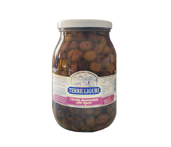 Olivette denocciolate terre liguri 950gr c/olio