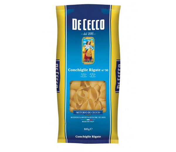 Pasta De Cecco conchiglie rigate 500g n. 50