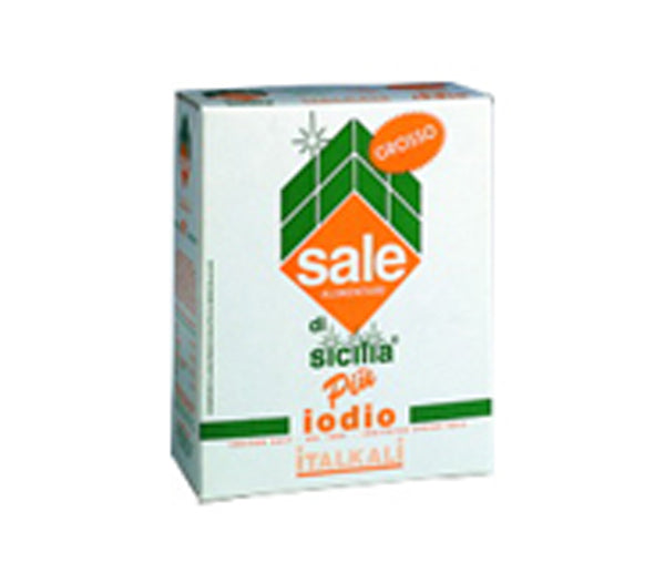 Sale di sicilia grosso iodio piu' 1kg