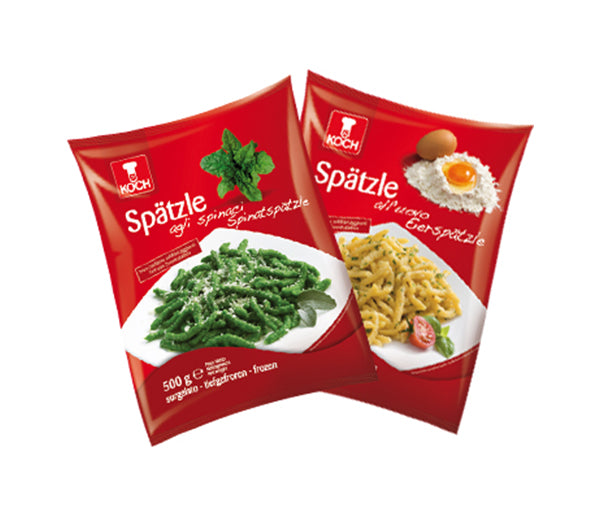 Spatzle di spinaci 1kg koch congelato